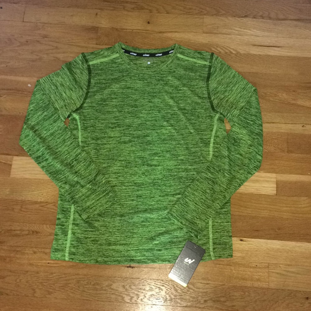 UNIPRO NWT Lime Green/Black Athletic Shirt